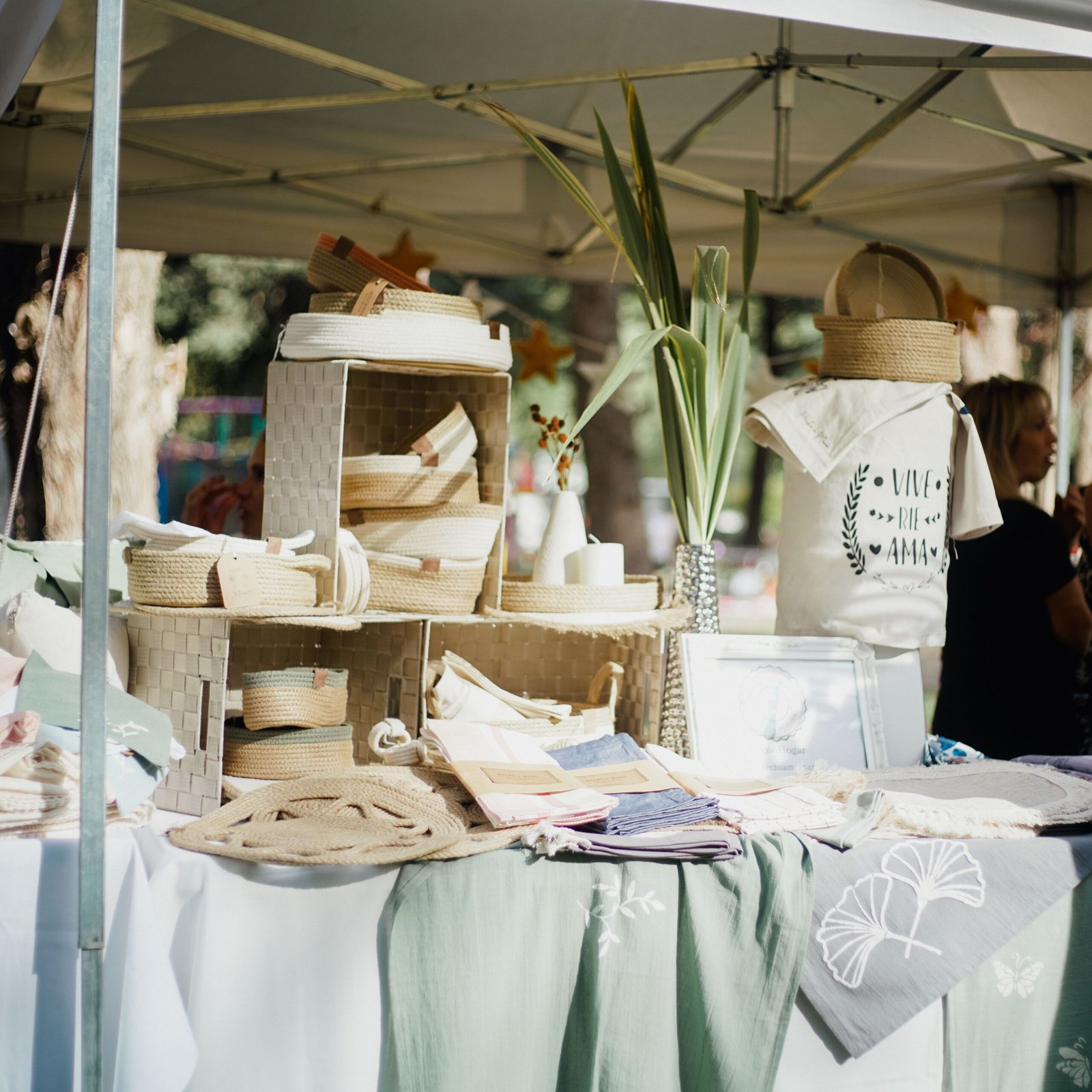 Handmade homewares and textiles from a local maker